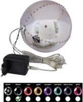 Europalms LED Snowball 15cm, black