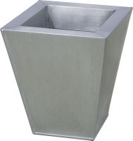 Europalms Flowerpot, zinc, 25cm square