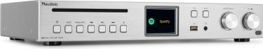Brescia Internet Receiver with Amplifier, DAB+ and CD Player Aluminium