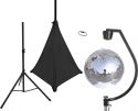 Eurolite Set Mirror ball 50cm with stand and tripod cover black