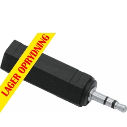 Omnitronic Adapter 3.5 Jack(M)/6.35(F) stereo 10x TILBUD NU