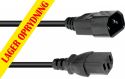 Power Cables with IEC, Omnitronic IEC Extension 3x0.75 0.6m bk