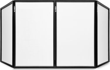 DB2 Foldable DJ Screen 120 x 70 White (4 Panels)