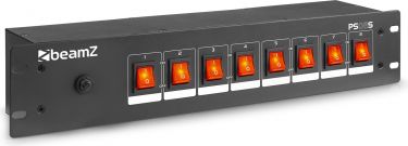 PS08S Switch Panel 8-Channel Schuko Sockets