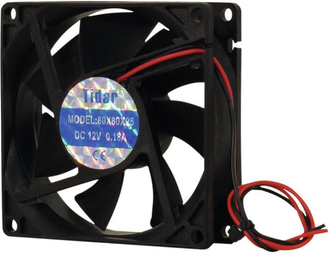 Eurolite BF-12 Axial Fan 12V 80x80x25mm 45m³/h