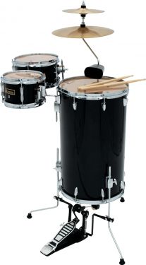 Dimavery CDS Cocktail Drum set, black