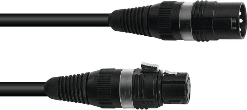 SOMMER CABLE DMX cable XLR 3pin 25m bk Hicon