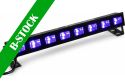 Diskolys & Lyseffekter, BUVW83 BAR 8x 3W UV/White 2in1 LED "B STOCK"