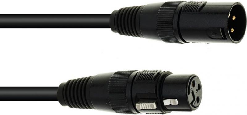 Eurolite DMX cable XLR 3pin 15m bk