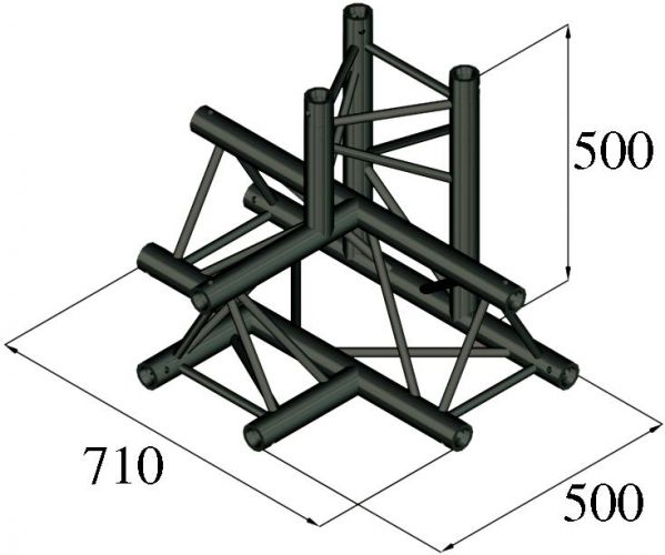 Alutruss TRILOCK S-PAT-42 4-Way Piece \\/