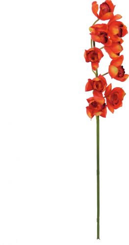 Europalms Cymbidium branch, artificial, red, 90cm