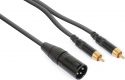 Cables & Plugs, CX58-1 Cable XLR Male - 2x RCA Male 1.5m