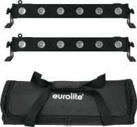 Eurolite Set 2x LED BAR-6 QCL RGBW + Soft Bag