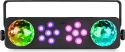 Lyseffekter, Multi Lyseffekt 4-i-1 LightBox7 / 2x JellyBall + 2x PartyPar / DMX / Masser lysshow til dansegulvet!