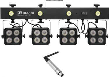 Eurolite Set LED KLS-180 + QuickDMX Wireless receiver