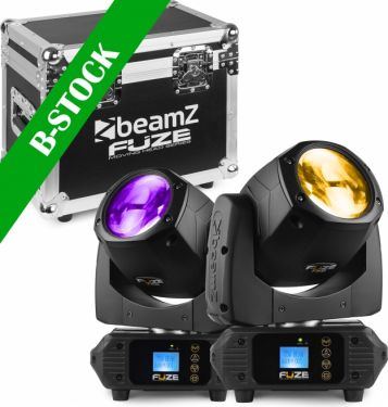 Fuze75B Beam 75W LED Moving Head Set 2pcs in Flightcase "B-STOCK"