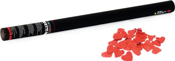 TCM FX Handheld Confetti Cannon 80cm, red Hearts