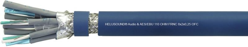 HELUKABEL Audiocable 8x2x0.25 AES/EBU 100m