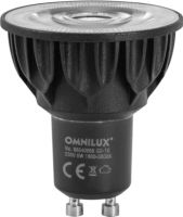 Omnilux GU-10 230V COB 5W LED 1800-3000K dim2warm