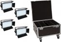 Eurolite Set 4x LED PLL-480 QCL Panel + Case