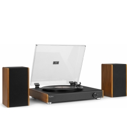 Pladespiller / RP335 Wood Vintage / 2 Højttalere / God stereolyd / Bluetooth / M