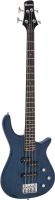 Bass guitars, Dimavery SB-321 E-Bass, blue hi-gloss