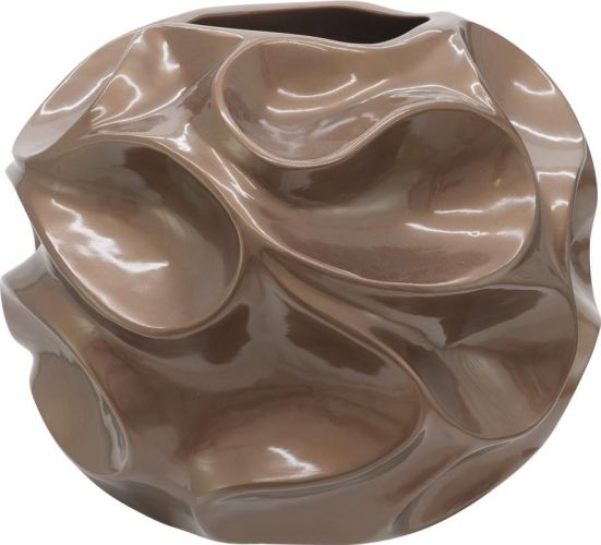 Europalms Design pot BUBBLE-35, brown