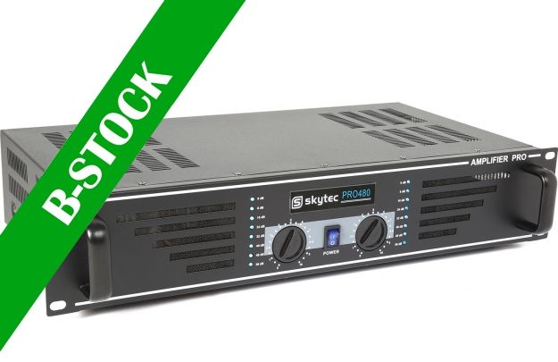 PA Amplifier SKY-480B, 2x 240 Watt  Black "B-STOCK"