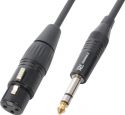 Cables & Plugs, CX46-1 Cable XLRF/6.3mm Stereo 1.5m