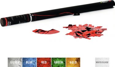 TCM FX Electric Confetti Cannon 80cm, red metallic