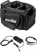 Brands, Eurolite Set SB-14 Soft-Bag + Charger 4x AKKU Flat Light 1