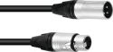 DMX Kabler, PSSO DMX cable XLR 3pin 3m bk Neutrik