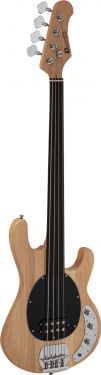 Dimavery MM-501 E-Bass, fretless, nature