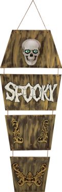 Europalms Halloween Ghost Coffin, animated 150cm