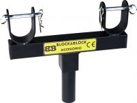 BLOCK AND BLOCK AM3802 fixed support for truss insertion 38mm male