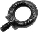 Diverse, SAFETEX Eyebolt M8/13mm, black galvanized drop forged