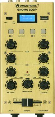 Omnitronic GNOME-202P Mini Mixer gold