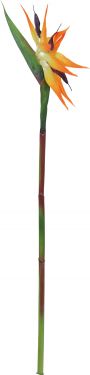 Europalms Bird-of-paradise spray, artificial plant, orange, 95cm