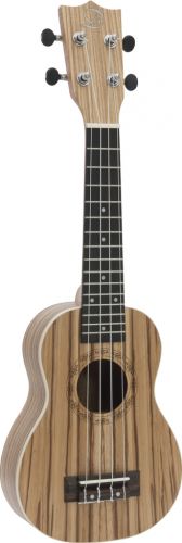 Dimavery UK-400 Ukulele soprano "Zebrawood