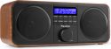 DAB Radio / Internet Radio, Novara DAB+ Stereo Radio Wood