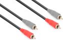 CX340-3 Kabel 2x RCA Han - 2x RCA Han 3m