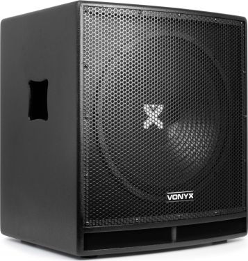 VONYX SWP15 aktiv subwoofer 15" / 800W - ekstra kraftig bas og meget robust design