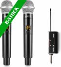 Wireless Microphones Set, WM552 Dual Wireless Microphone Plug-and-Play Set UHF "B-STOCK"