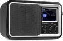 DAB Radio / Internet Radio, DAB Radio 'God Standard Radio' med DAB/DAB+/FM/Vækkeur/Bluetooth højttaler, ALT-I EN, Sort