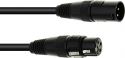 Kabler og stik, Eurolite DMX cable XLR 3pin 3m bk