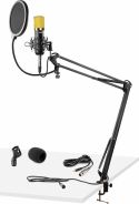 Microphones, CMS400B Studio Set / Condenser Microphone with Stand and Pop Filter