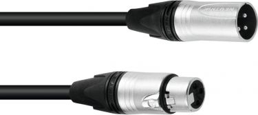 SOMMER CABLE DMX cable XLR 3pin 10m bk Neutrik