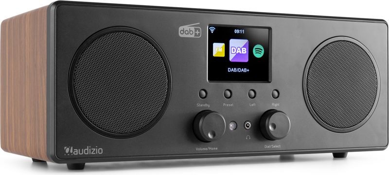 Bari WIFI Internet Stereo Radio with DAB+ Wood