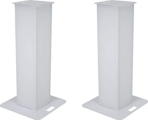 Eurolite 2x Stage Stand 100cm incl. Cover and Bag, white