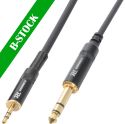 Kabler og stik, Cable 3.5 Stereo- 6.3 Stereo 1.5m "B-STOCK"